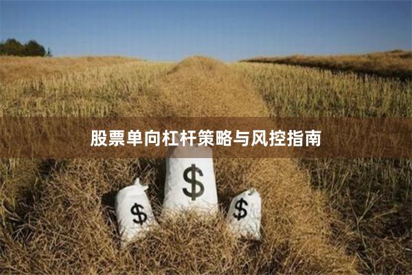股票单向杠杆策略与风控指南